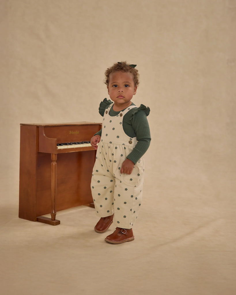 Wide Leg Overall in Mini Daisy by Rylee + Cru