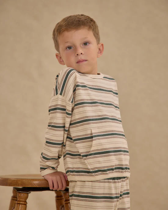 Relaxed Set in Retro Stripe by Rylee + Cru