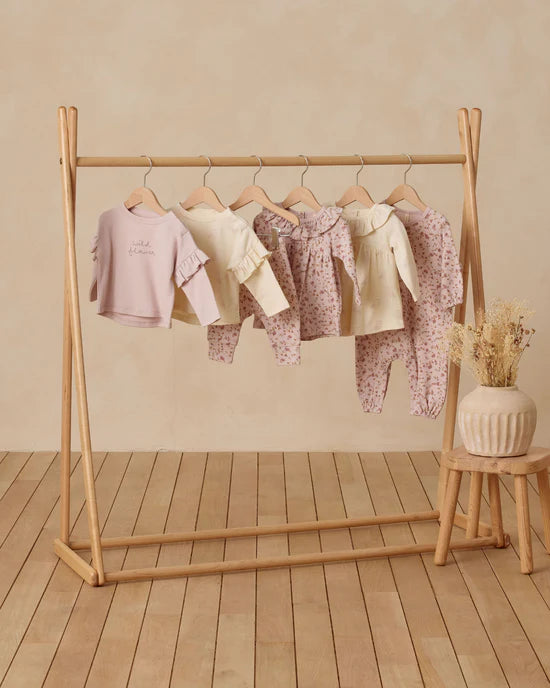 Henley Bubble Jumpsuit in Garden by Quincy Mae