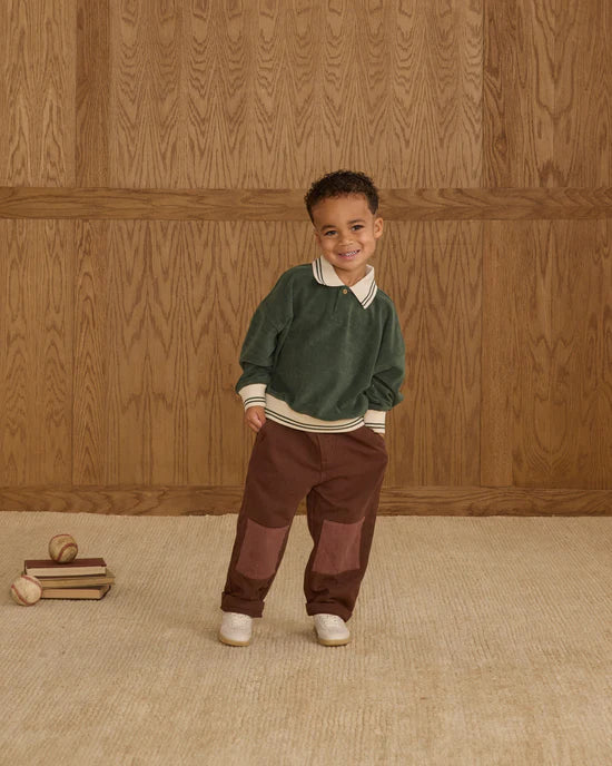 Baggy Pant in Brown by Rylee + Cru