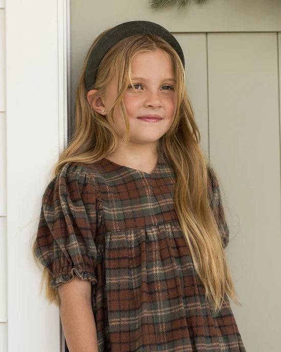 Jolene Dress in Holiday Plaid by Rylee + Cru