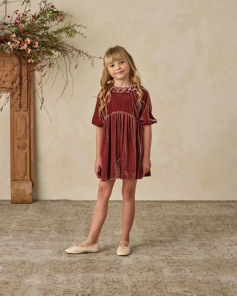 Adeline Dress in Ruby by Noralee