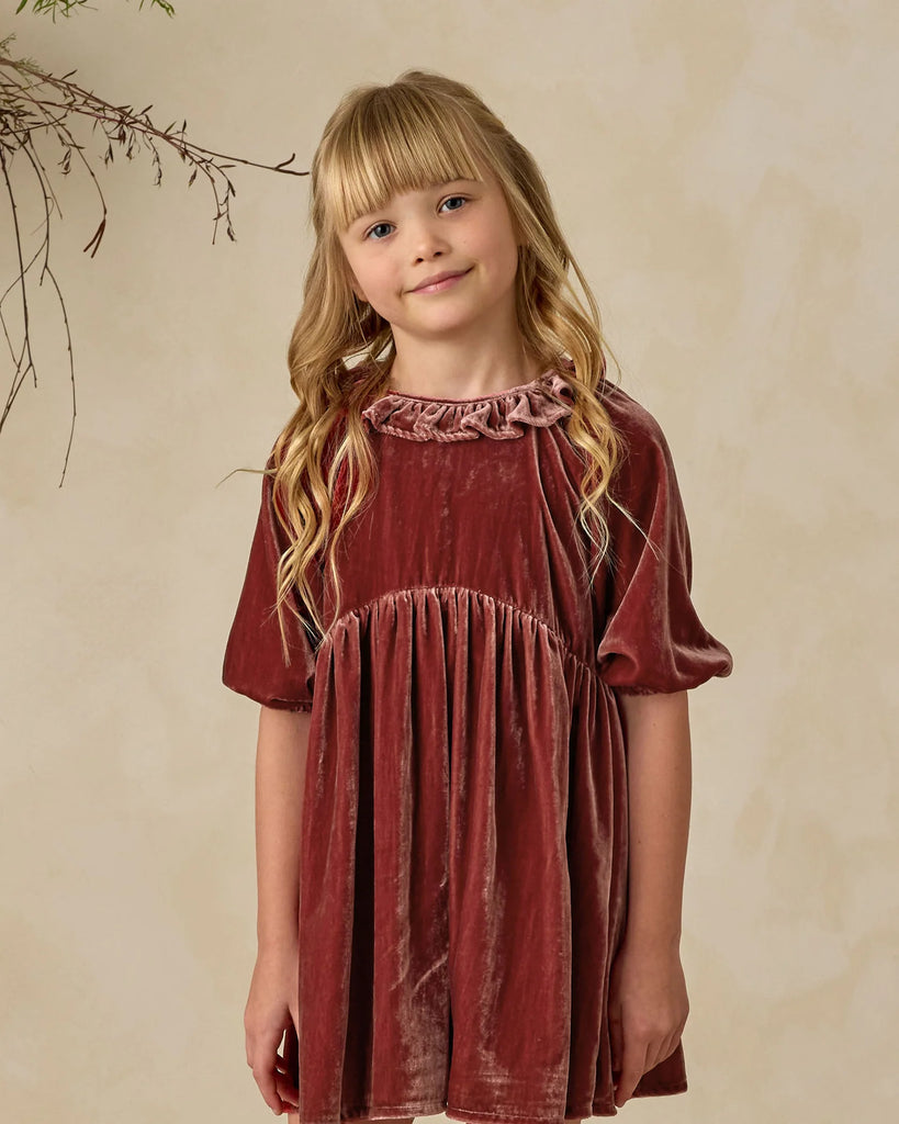 Adeline Dress in Ruby by Noralee