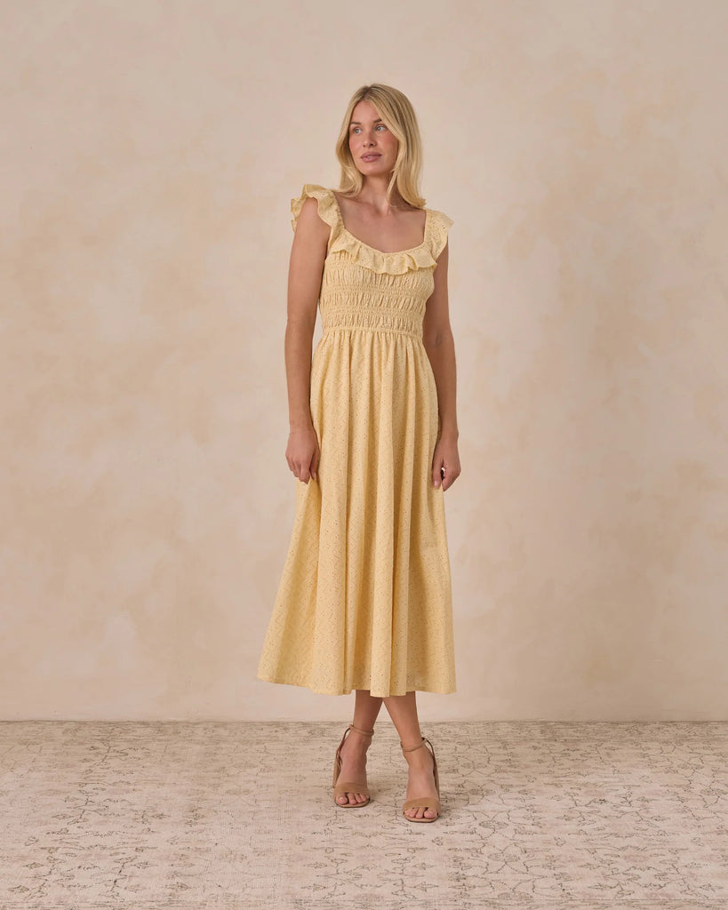 Stella Dress in Lemon by Noralee