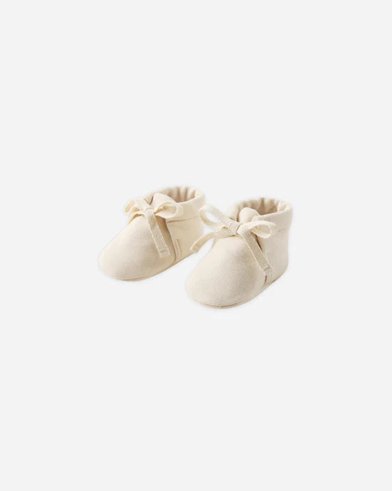 Baby Booties in Natural by Quincy Mae