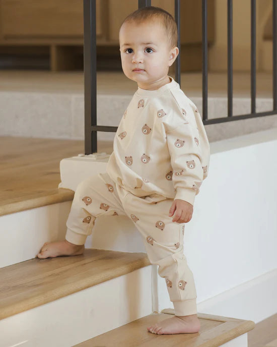 Relaxed Sweatshirt in Brown Bear by Quincy Mae