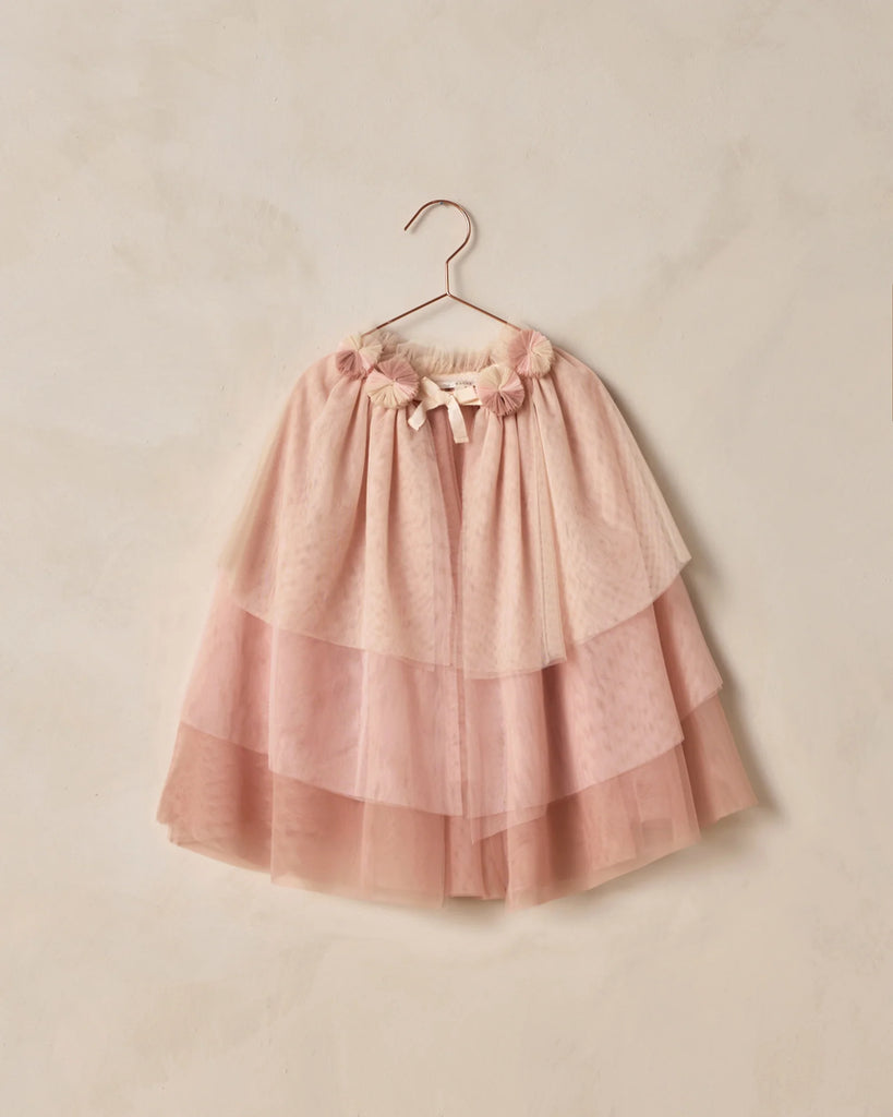 Tulle Cape in Pink Ombre by Noralee