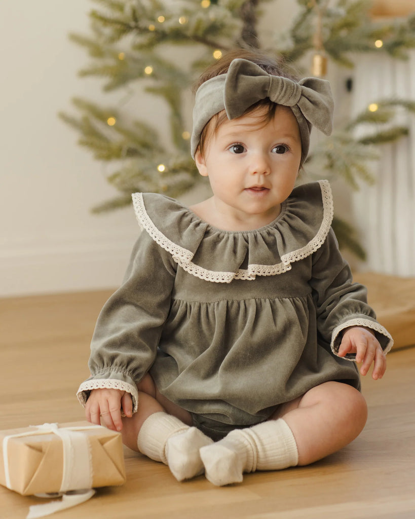 Wendy Romper in Forest by Quincy Mae