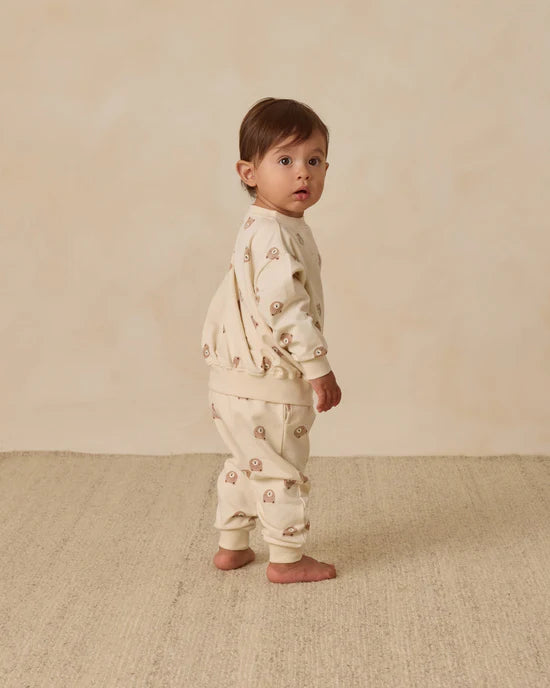 Relaxed Sweatpant in Brown Bear by Quincy Mae