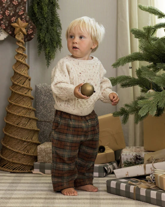 Palmer Pant in Holiday Plaid by Rylee + Cru