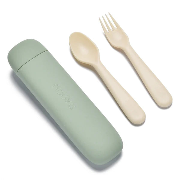 Reusable Utensil Set and Carry Case by Nouka 