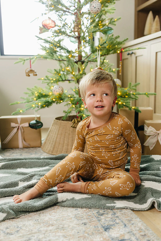 Cozy Bamboo Set in Gingerbread by Mebie Baby