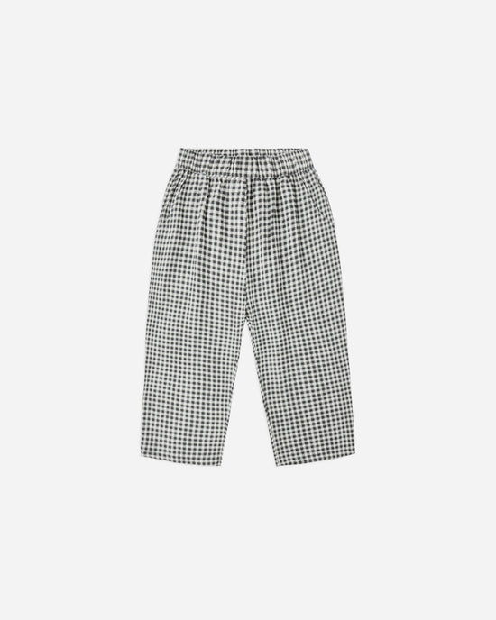 Palmer Pant in Black Gingham by Rylee + Cru