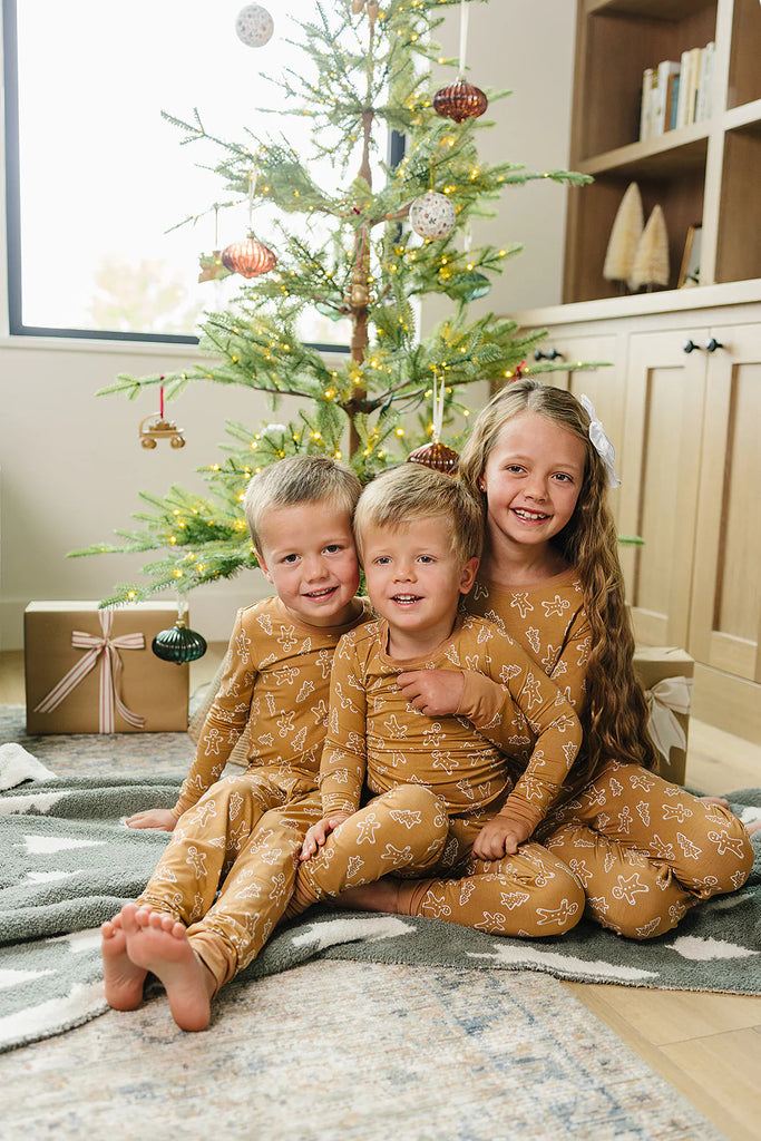 Cozy Bamboo Set in Gingerbread by Mebie Baby