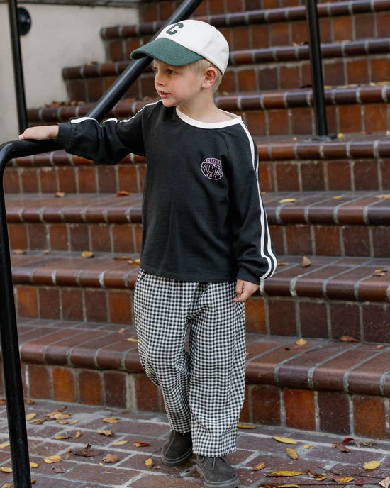 Palmer Pant in Black Gingham by Rylee + Cru