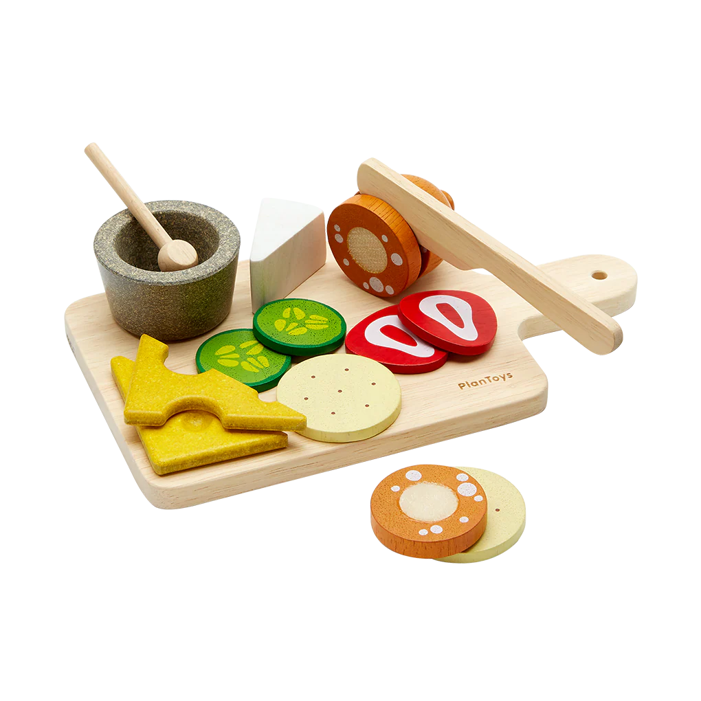 wooden cheese and charcuterie board