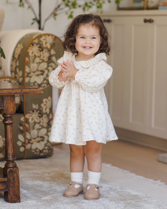 Callie Dress in Golden Floral by Quincy Mae