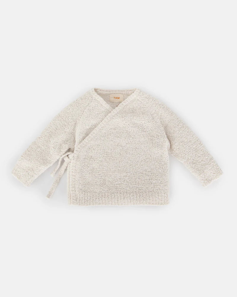 Fuzzy Wrap Top by 7AM
