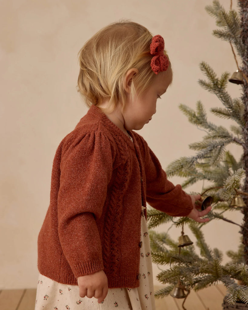 Holly Cardigan in Cranberry by Quincy Mae