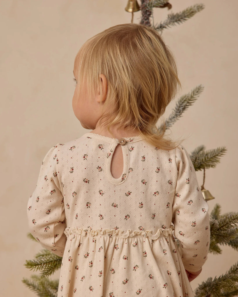 Alda Dress in Holly Berry by Quincy Mae