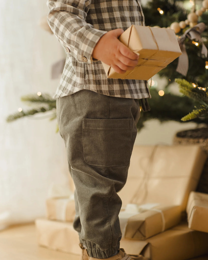 Luca Pant in Forest by Quincy Mae