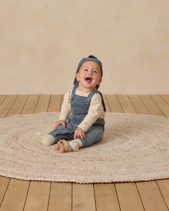 Baby Overall in Ocean by Quincy Mae