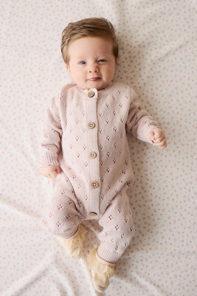Emily Onepiece in Dusty Violet Marle by Jamie Kay