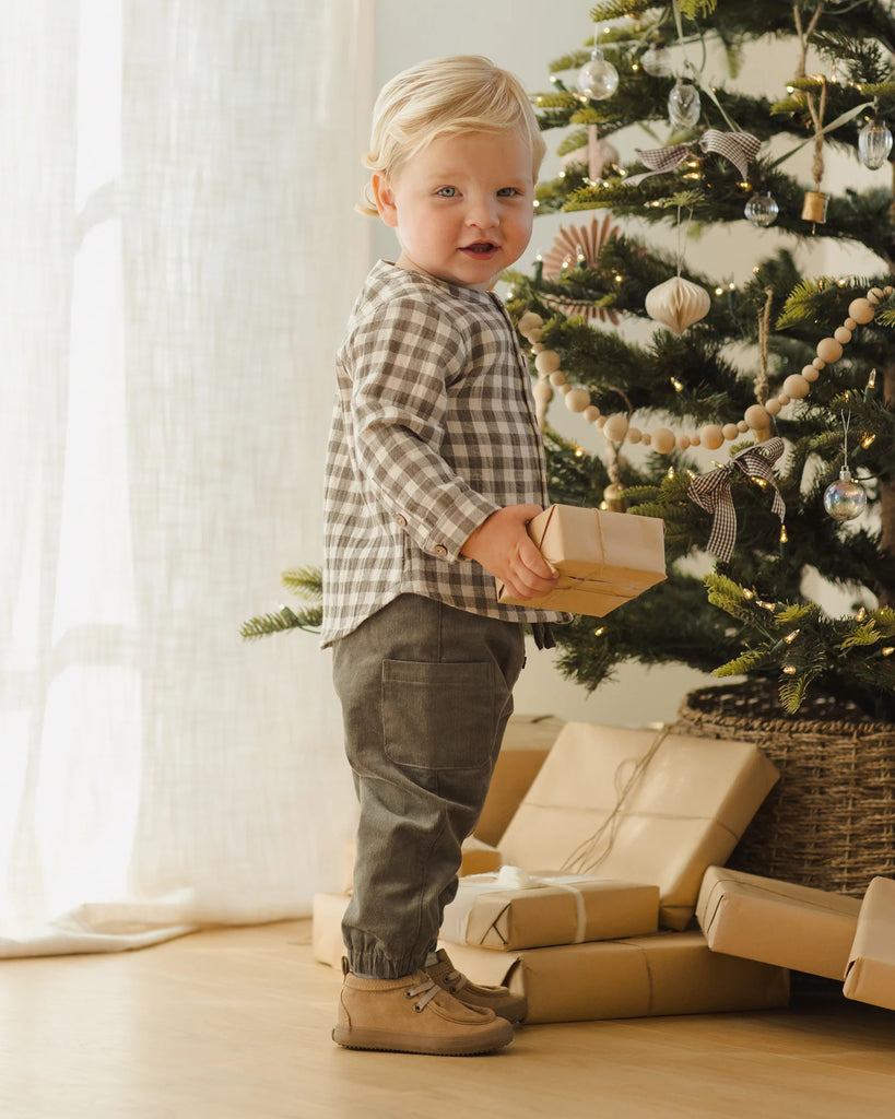 Luca Pant in Forest by Quincy Mae