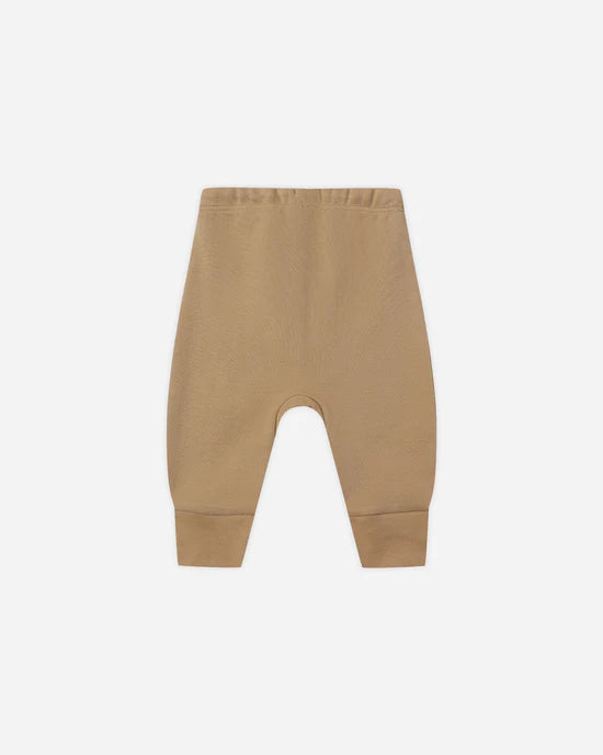Drawstring Pant in Gold by Quincy Mae