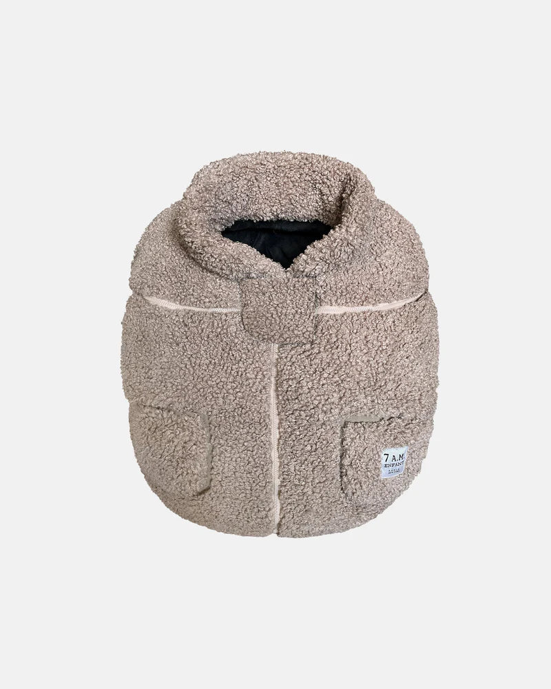 Cocoon Car Seat Cover in Oatmeal by 7AM