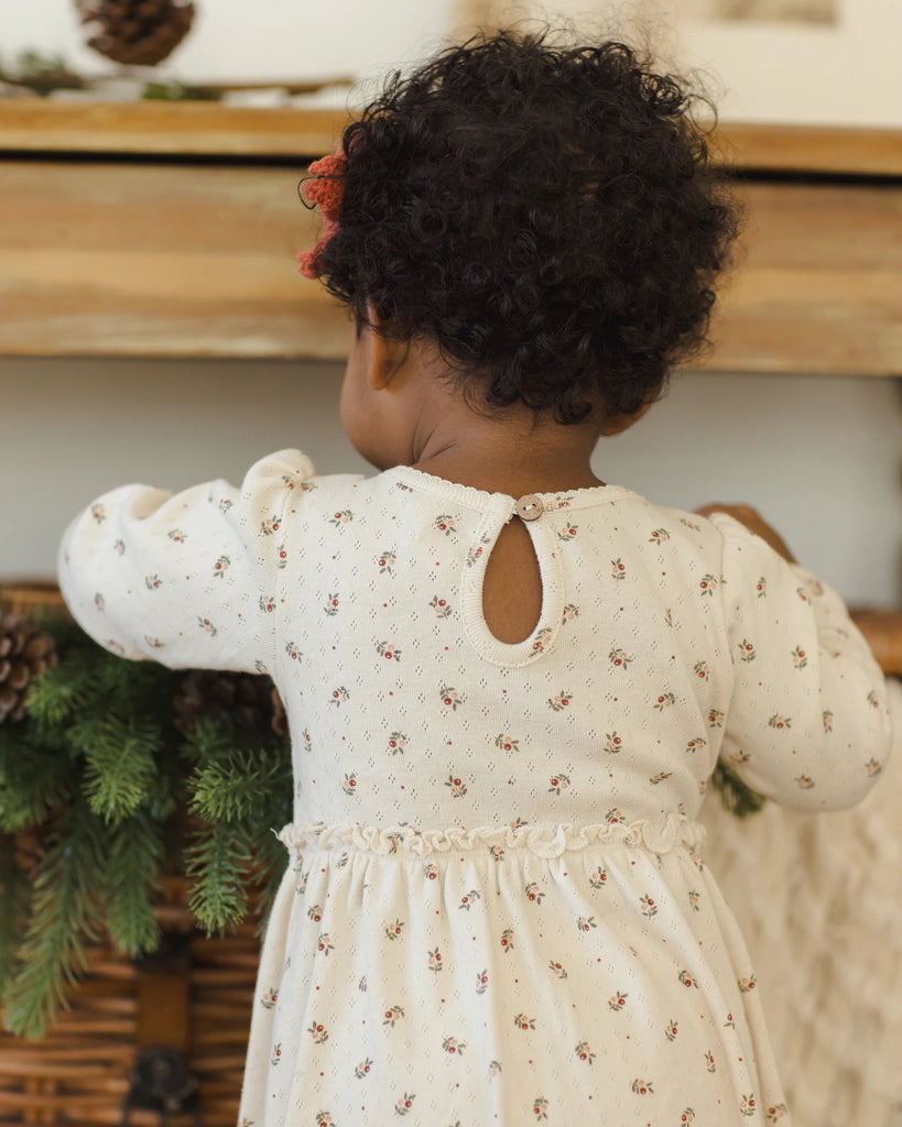 Alda Dress in Holly Berry by Quincy Mae