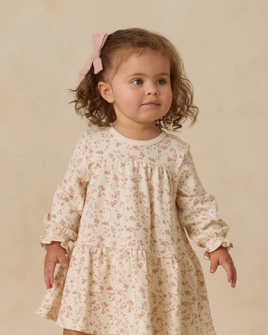 Tiered Jersey Dress in French Garden by Quincy Mae