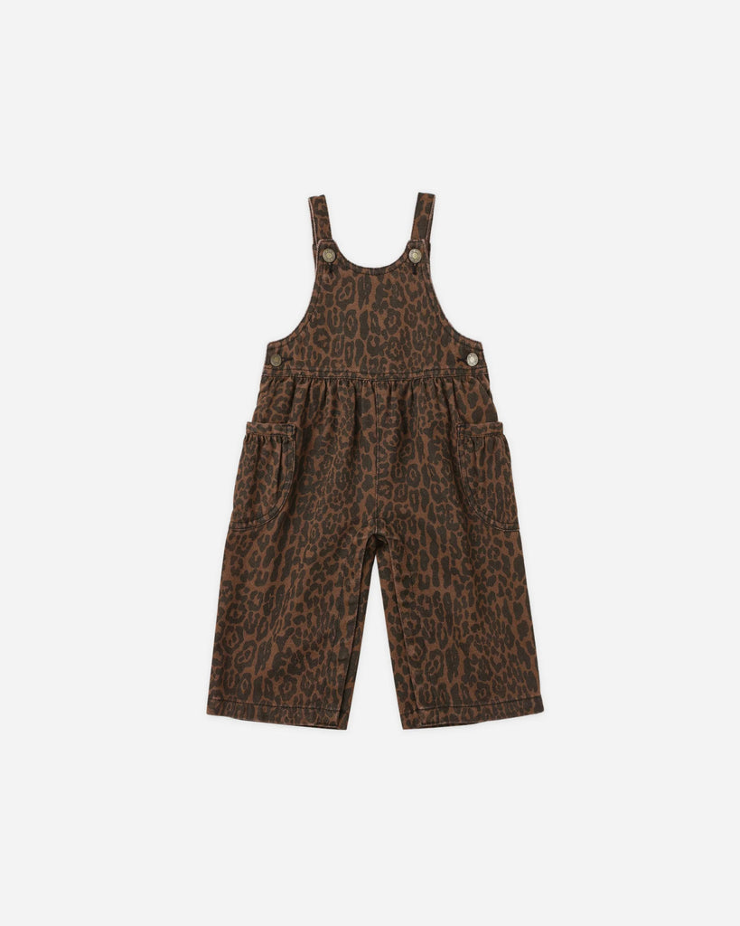 Wide Leg Overall in Leopard by Rylee + Cru