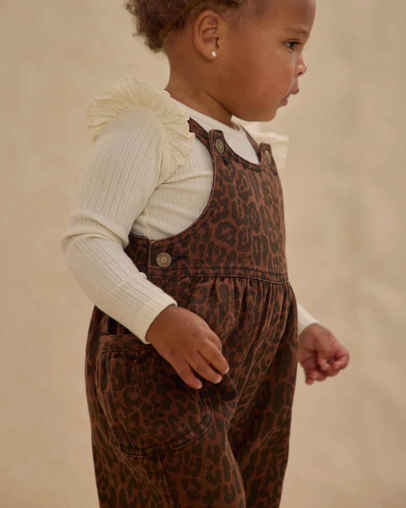 Wide Leg Overall in Leopard by Rylee + Cru