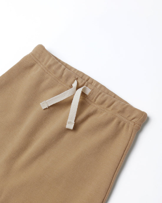 Drawstring Pant in Gold by Quincy Mae