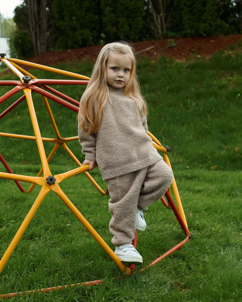 Boxy Fuzzy Lounge Pants by 7AM