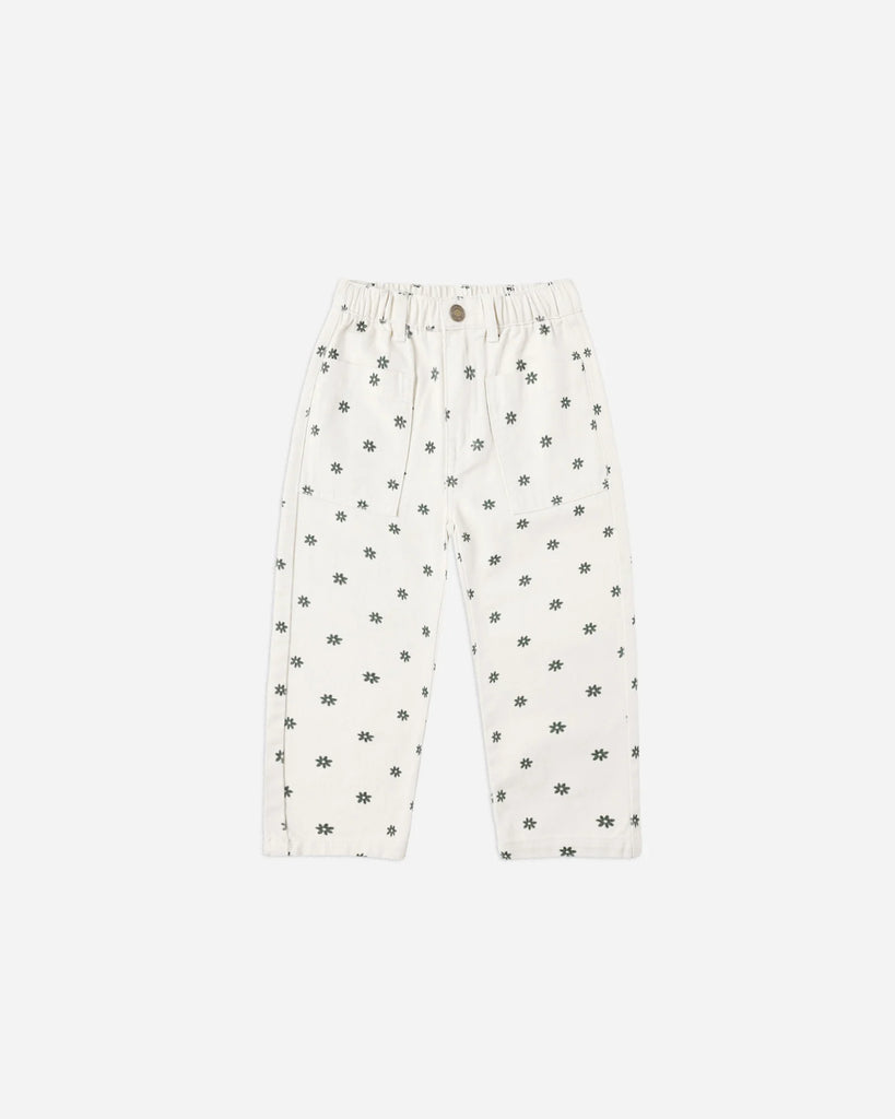 Jasper Pant in Mint Daisy by Rylee + Cru