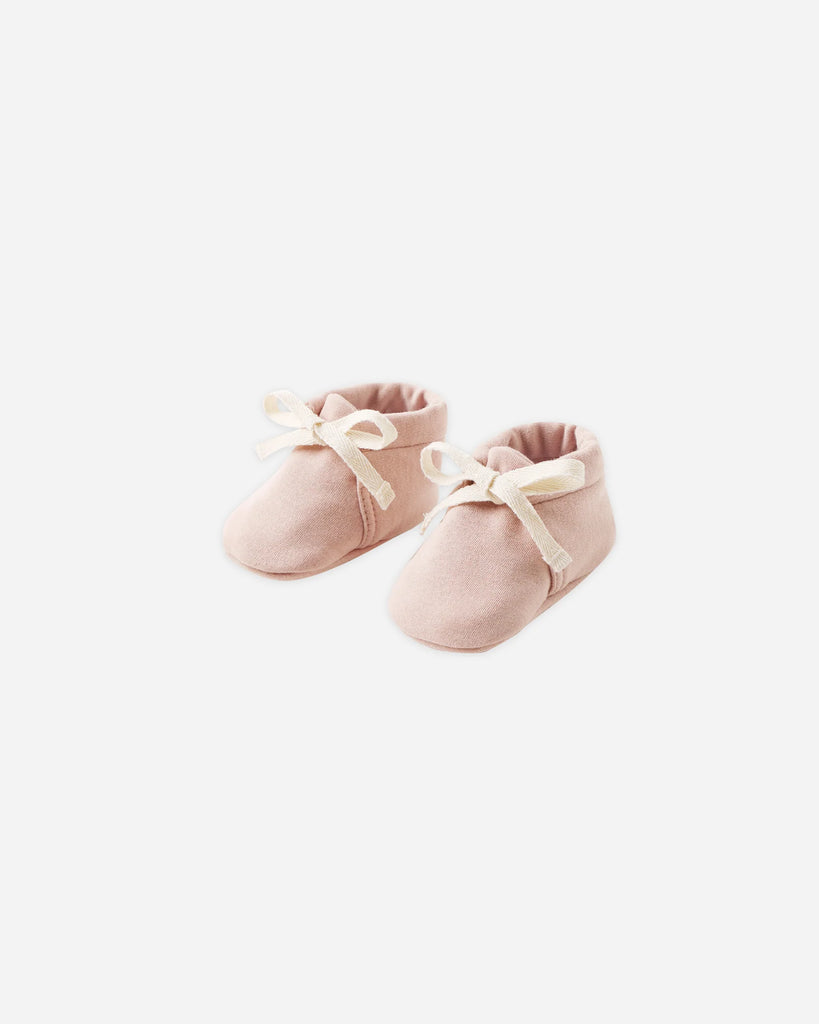 Baby Booties in Rose by Quincy Mae