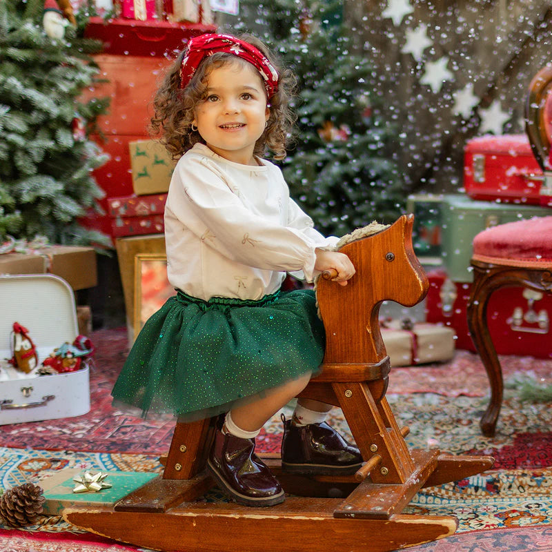 Long Sleeve Shirt in Bows by Souris Mini