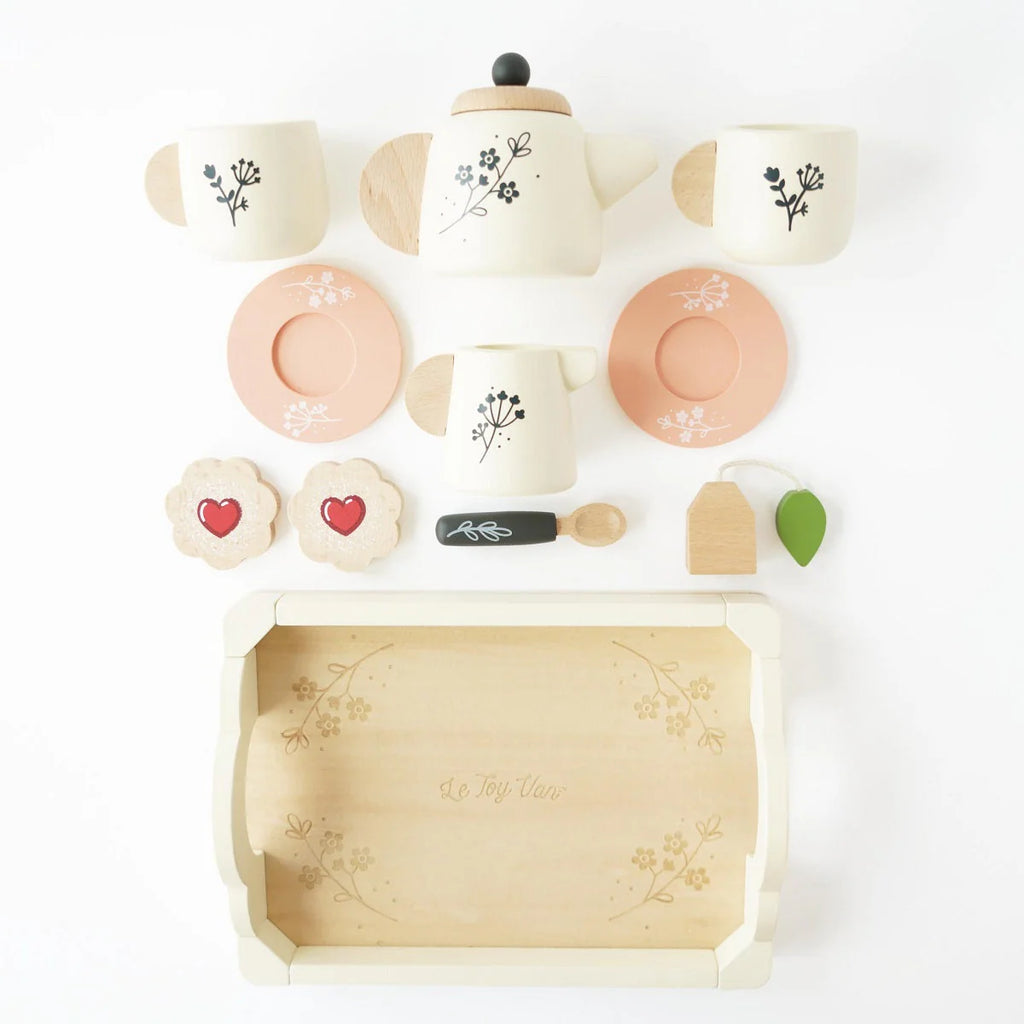Wooden Tea Set and Tray by Le Toy Van
