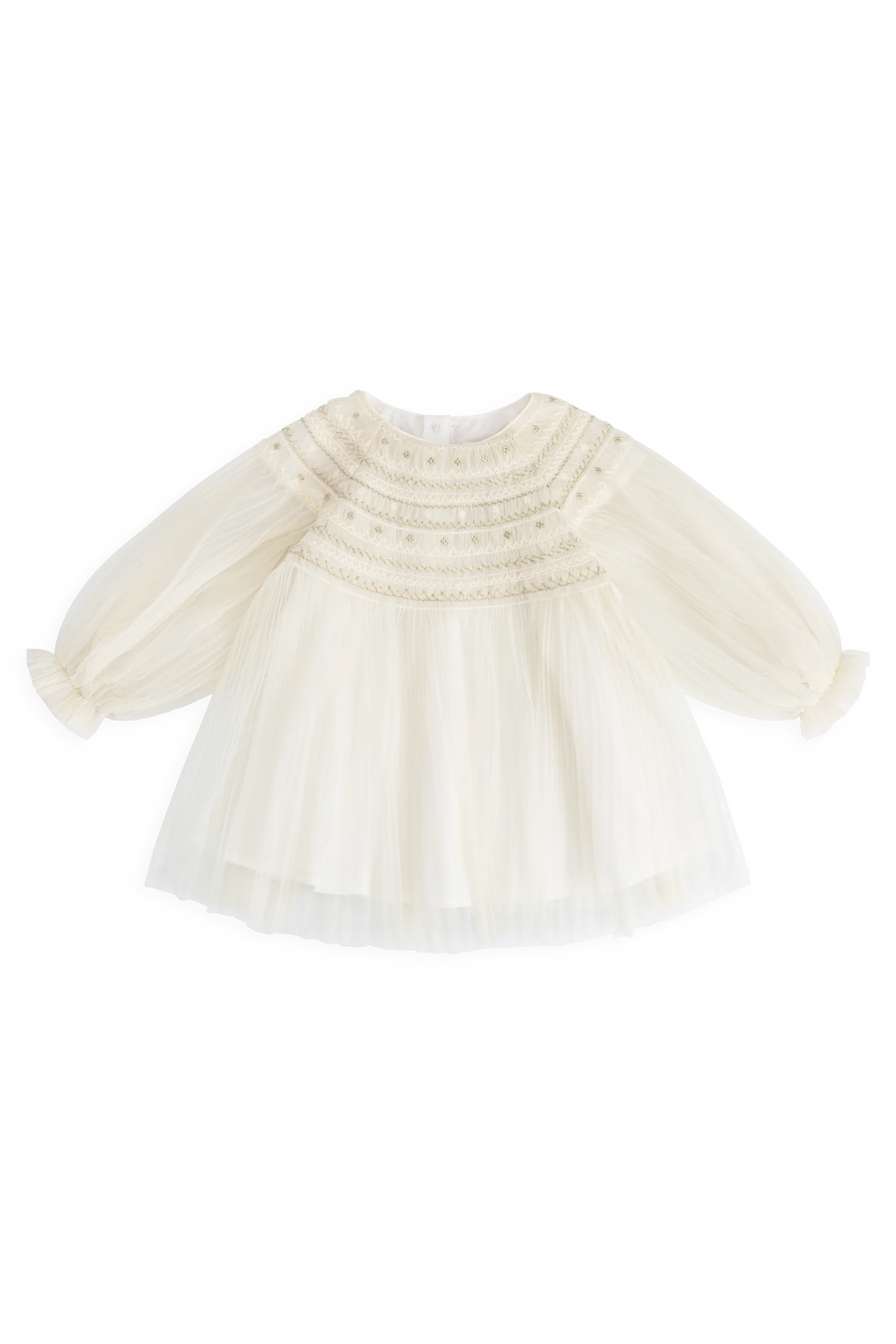 jamie kay long sleeve dress Lydie Tulle in Snow Angel by Oversize linen shirt dress NEW ARRIVALS WK7 12/08 length:32 Organic cotton is chosen