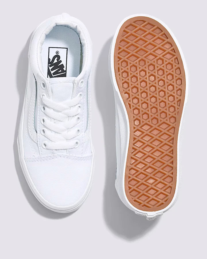 Kids Old Skool Shoe in True White