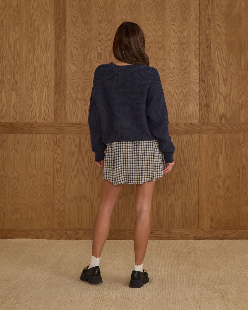 Carolina Sweater in Navy by Rylee + Cru