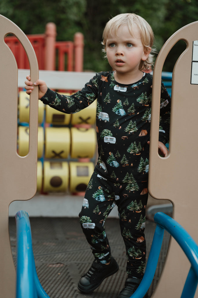 Camp Infant Zip Romper by Wilder Wolfe Clothing Co.