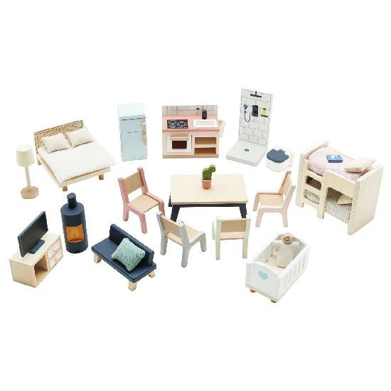 Doll House Complete Furniture Set by Le Toy Van