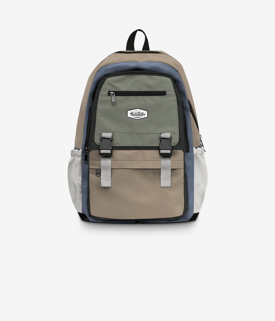 Colour Block Sea Salt Backpack by Headster Kids