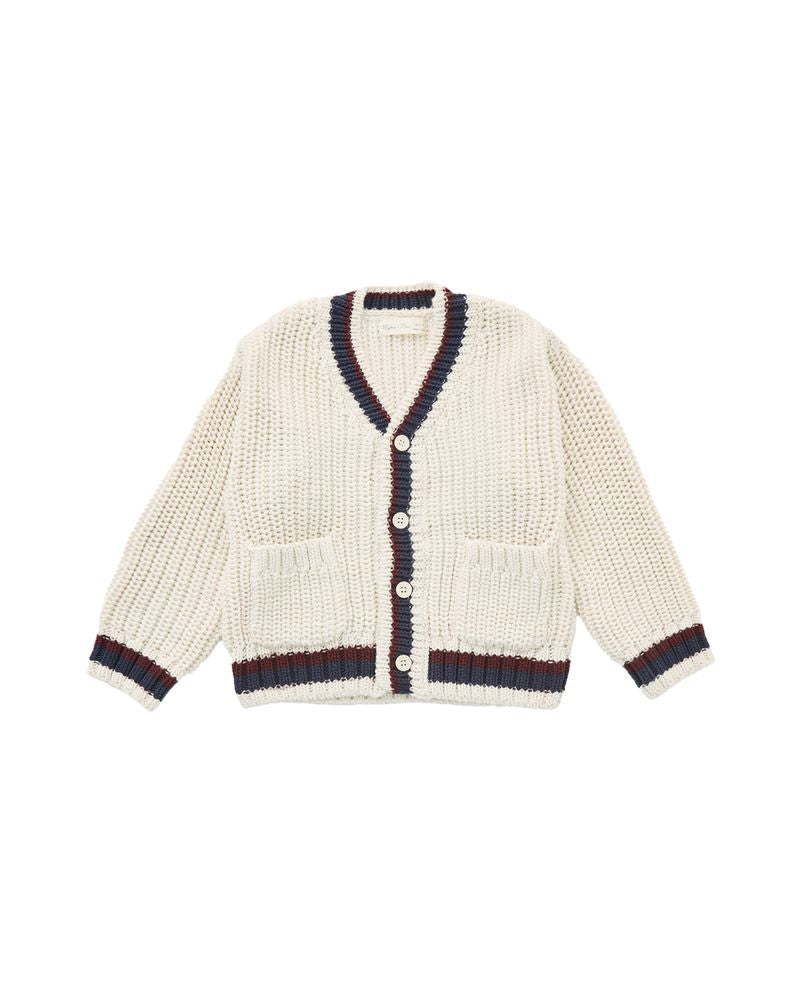 Collegiate Cardigan in Natural by Rylee + Cru