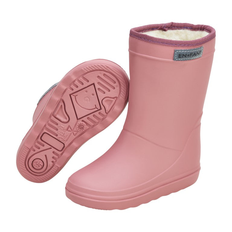 Thermo Boots Solid in Old Rose by En Fant Footwear