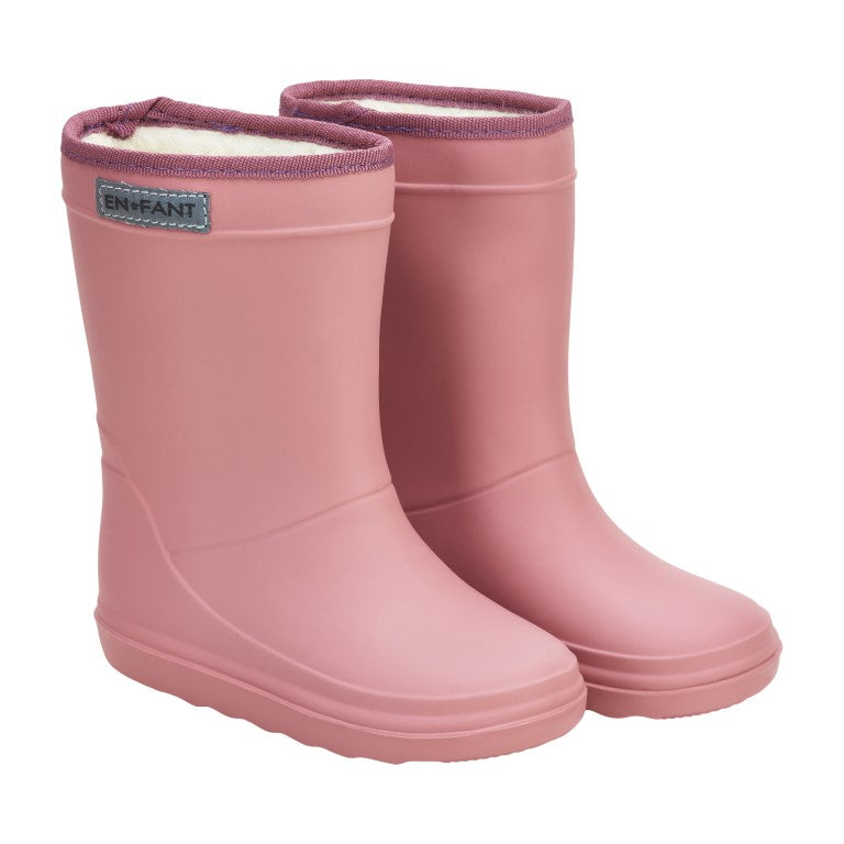 Thermo Boots Solid in Old Rose by En Fant Footwear